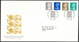 Gran Bretaña 2091/95 (de La Serie) 1999 SPD FDC Serie Reina Isabel II Sobre Pr - Ohne Zuordnung