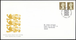 Gran Bretaña 1953/54 1997 SPD FDC Serie Reina Isabel II Sobre Primer Día Winds - Ohne Zuordnung