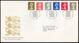 Gran Bretaña 1709/14 1993 SPD FDC Serie Reina Isabel II Sobre Primer Día Winds - Non Classificati