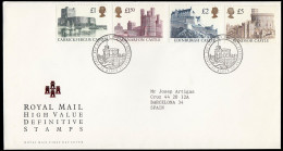 Gran Bretaña 1615/18 1992 SPD FDC Castillos Británicos Sobre Primer Día Windso - Non Classificati