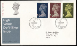 Gran Bretaña 822/24 1977 SPD FDC Serie Reina Isabel II Sobre Primer Día Philat - Ohne Zuordnung