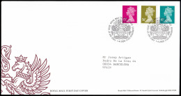 Gran Bretaña 2998/00 2008 SPD FDC Serie Reina Isabel II Sobre Primer Día Talle - Non Classés