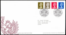 Gran Bretaña 3125/28 2009 SPD FDC Serie Reina Isabel II Sobre Primer Día Talle - Sin Clasificación