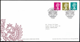 Gran Bretaña 2998/00 2008 SPD FDC Serie Reina Isabel II Sobre Primer Día Winds - Ohne Zuordnung