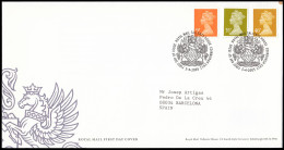 Gran Bretaña 2637/39 2005 SPD FDC Serie Reina Isabel II Sobre Primer Día Talle - Non Classés