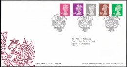 Gran Bretaña 2872/76 2007 SPD FDC Serie Reina Isabel II Sobre Primer Día Winds - Zonder Classificatie