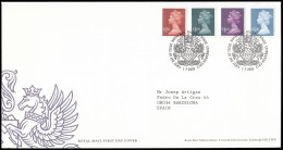 Gran Bretaña 2458/61 2003 SPD FDC Serie Reina Isabel II Sobre Primer Día Talle - Non Classés