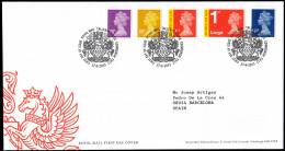 Gran Bretaña 3829/33 2013 SPD FDC Serie Reina Isabel II Sobre Primer Día Talle - Unclassified