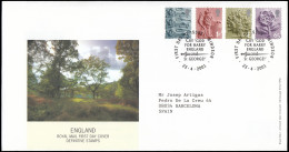 Gran Bretaña 2249/52 2001 SPD FDC Serie Regional Inglaterra Sobre Primer Día W - Zonder Classificatie