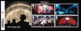 Gran Bretaña 4321/24 F4321 2016 Gigantes De La Música Pink Floyd Hoja MNH - Sin Clasificación