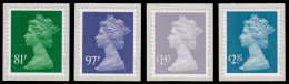 Gran Bretaña 3986/89 2014 Serie Reina Isabel II Autoadhesivos MNH - Sin Clasificación