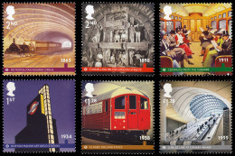 Gran Bretaña 3789/94 2013 150 Aniv. Metro De Londres MNH - Sin Clasificación