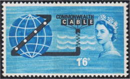 Gran Bretaña 381 1963 Inauguración Del Cable Trans-oceánico Compac MNH - Sin Clasificación