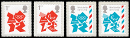 Gran Bretaña 3574/77 2012 Serie Juegos Olímpicos Y Paralímpicos Autoadhesivos  - Sin Clasificación