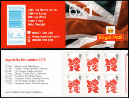 Gran Bretaña  3574 C3574-2 2012 Serie Juegos Olímpicos Y Paralímpicos Carné MN - Sin Clasificación