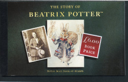 Gran Bretaña - 1655-C 1993 Historia De Beatrix Potter Carné Prestigio 10 Pagin - Non Classés