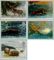 Gran Bretaña - 1591/95 - 1992 Animales Y El Invierno Lujo - Sin Clasificación