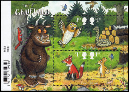 Gran Bretaña 4878/81 F4878 2019 Libro Infantil Gruffalo Hoja MNH - Unclassified