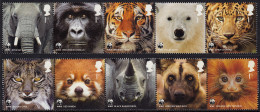 Gran Bretaña 3450/59 2011 WWF Mamíferos Salvajes MNH - Sin Clasificación