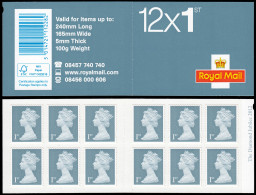 Gran Bretaña 3598 C3598-1 2012 Serie Reina Isabel II Carné MNH - Zonder Classificatie