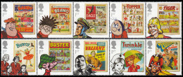 Gran Bretaña 3619/28 2012 Portadas De Comics Y Personajes MNH - Sin Clasificación