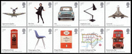 Gran Bretaña 3080/89 2009 Clásicos Del Diseño Británico MNH - Sin Clasificación