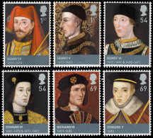 Gran Bretaña 2977/82 2008 Reyes Británicos Casas De Lancaster Y York MNH - Ohne Zuordnung