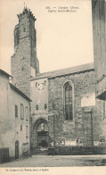 FRANCE - Cordes (Tarn) - Vue Générale De L'église Saint Michel - Vue De L'extérieur - Carte Postale Ancienne - Cordes