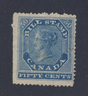 Canada Used Revenue Bill Stamp #FB14-50c Used Straight Edge Guide Value= $85.00 - Fiscaux