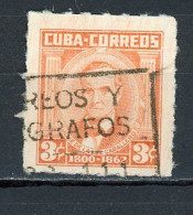 CUBA -  CÉLÉBRITÉ  N°Yt 696A Obli. - Used Stamps