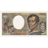 France, 200 Francs, Montesquieu, Undated (1992), C.142, SUP - 200 F 1981-1994 ''Montesquieu''