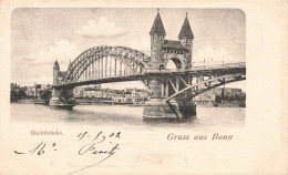 ALLEMAGNE - Bonn - Rheinbrücke - Gruss Aus Bonn - Carte Postale Ancienne - Bonn