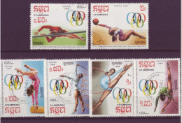 Asie - Kampuchea - Corée'88 - Jeux Olympiques D'été - 6 Timbres Différents - 6546 - Kampuchea