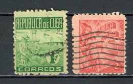 CUBA -  INDUSTRIE DU TABAC  N°Yt 314+315 Obli. - Oblitérés