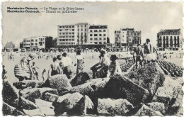 Mariakerke - Oostende   *  La Plage Et Le Brise-lames -- Strand En Golfbreker - Oostende