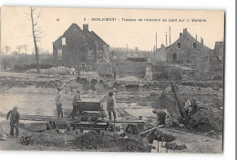 CPA 59 Berlaimont Travaux De Refection Du Pont Sur La Sambre - Berlaimont