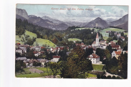 E5281)  Kurort AUSSEE - Häuser U. Kirche Mit Dem Todten Gebirge 1910 - Ausserland