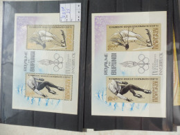 Burundi  Bl Bloc Blok 3/3A Getand Ongetand Mnh Neuf **  Perfect Parfait J.o. Hiver Insbruck - Ungebraucht