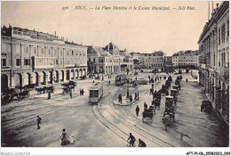 AFTP1-06-0047 - NICE - Place Masséna Et Le Casino Municipal - Places, Squares