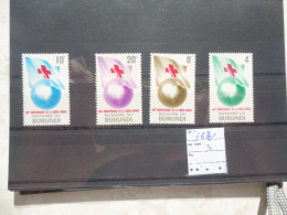 Burundi  58/61 Mnh Neuf **  Perfect Parfait Croix Rouge Rode Kruis - Unused Stamps