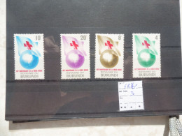 Burundi  58/61 Mnh Neuf **  Perfect Parfait Croix Rouge Rode Kruis - Nuovi