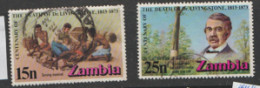 Zambia  1973  SG 174-5  Livingstone  Fine Use3 - Zambia (1965-...)