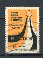 EQUATEUR : CONGRES ROUTIER   - POSTE AÉRIENNE - N° Yvert 535 Obli. - Equateur