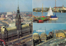 Hamburg - Rathaus, Alster, Hafen - Nord