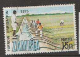 Zambia  1975  SG  256  Irrigation  Fine Used - Zambie (1965-...)