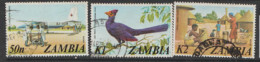 Zambia  1975  SG  273-9 High Values  Fine Used - Zambie (1965-...)