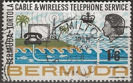 BERMUDA 1967 Inauguration Of Bermuda – 1s6d Tortola Telephone Service FU - Bermuda