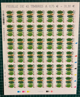 FRANCE - AUTOADHESIFS 564 - 0,75€ LES FORETS -  FEUILLE DE 42 TIMBRES - Nuovi