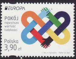POLAND 2023 Europa CEPT. The Peace - Fine Stamp MNH - Ungebraucht