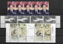 TIMBRE STAMP ZEGEL ISRAEL PETIT LOT TOUS  XX  5 X 1488-91 1495  XX - Ungebraucht (mit Tabs)